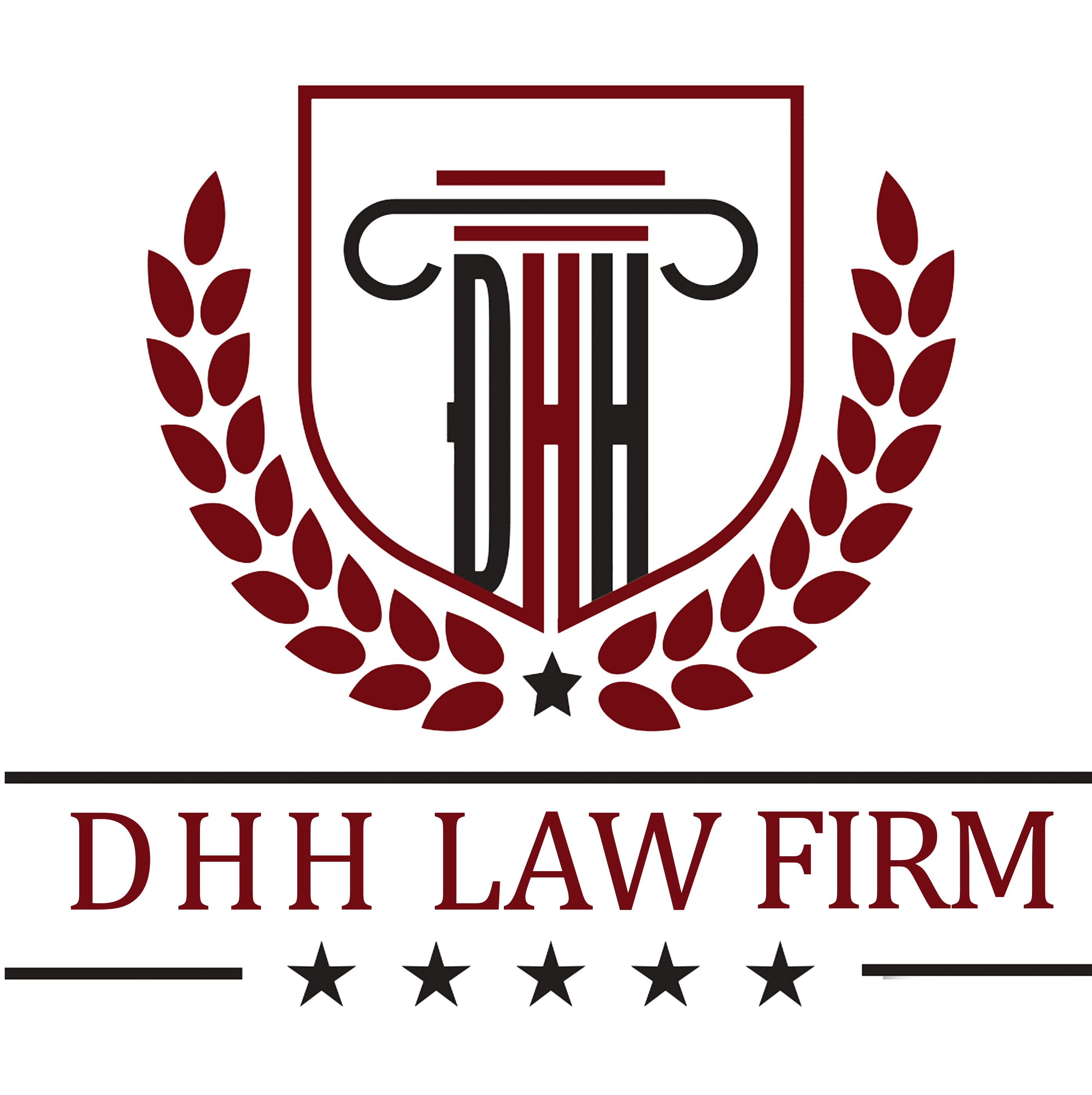 Logo Công ty Luật TNHH Hãng Luật Đại Huy Hoàng	